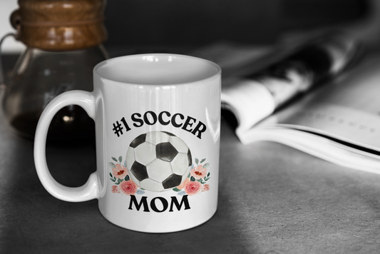 #1 Soccer Mom Mug – Personalized Message