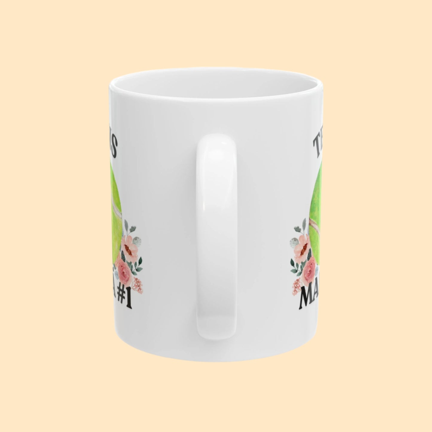 Mamá #1 Tenis Mug - Personalized Ceramic Mug