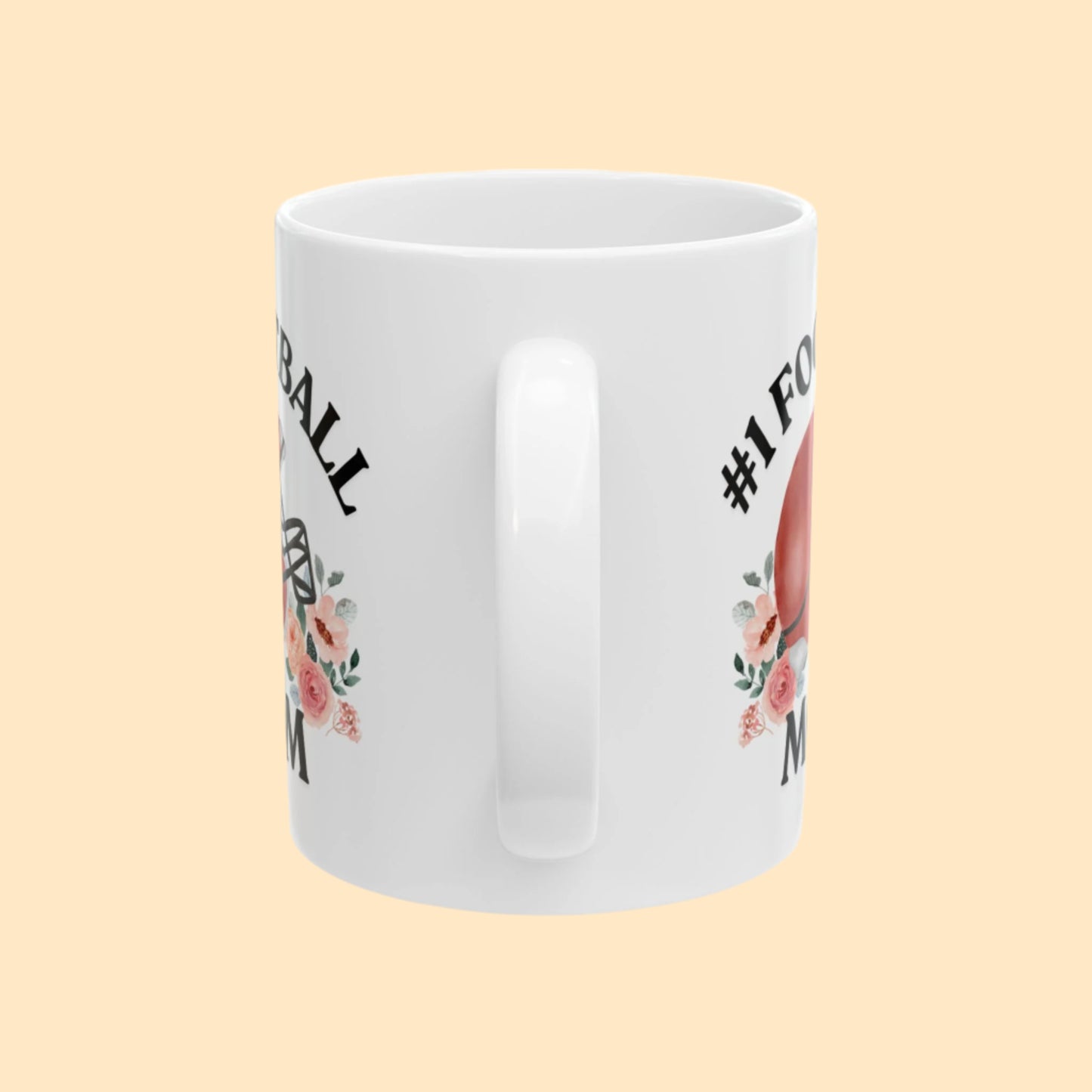 #1 Football Mom Mug – Personalized Mug