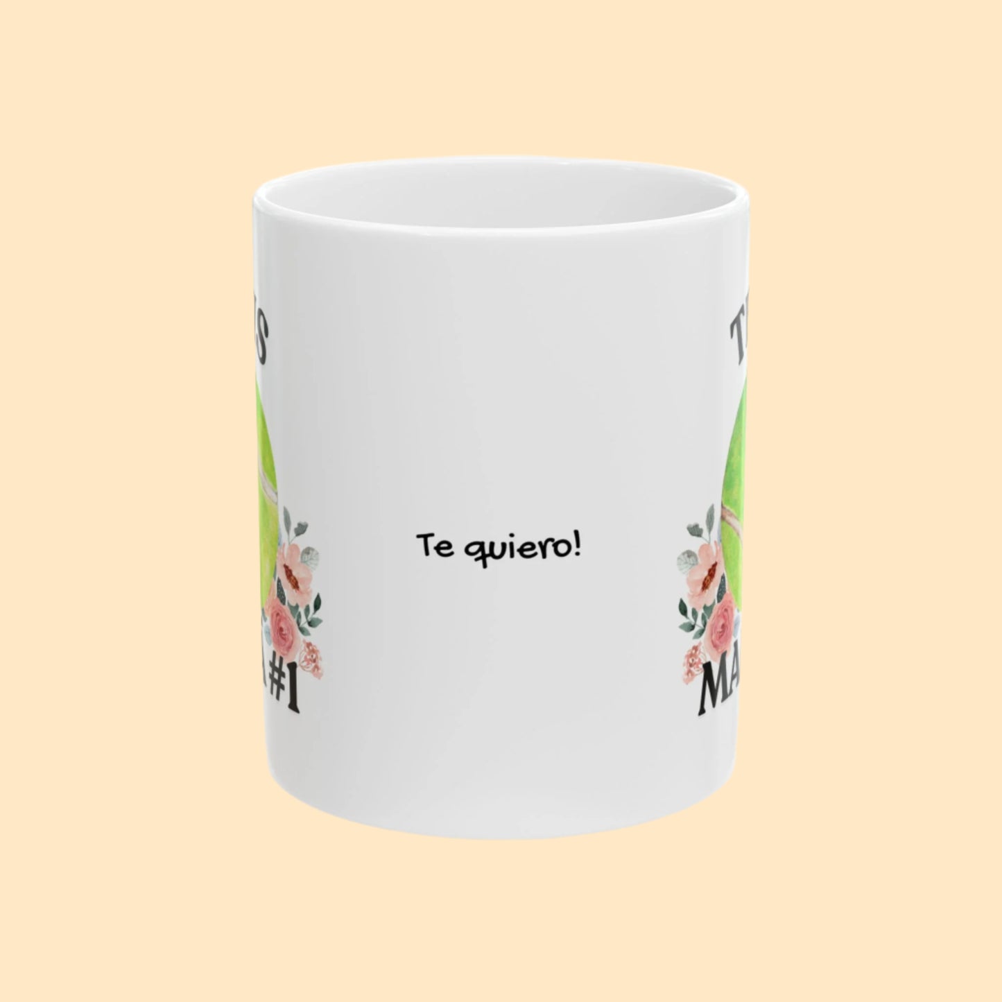 Mamá #1 Tenis Mug - Personalized Ceramic Mug