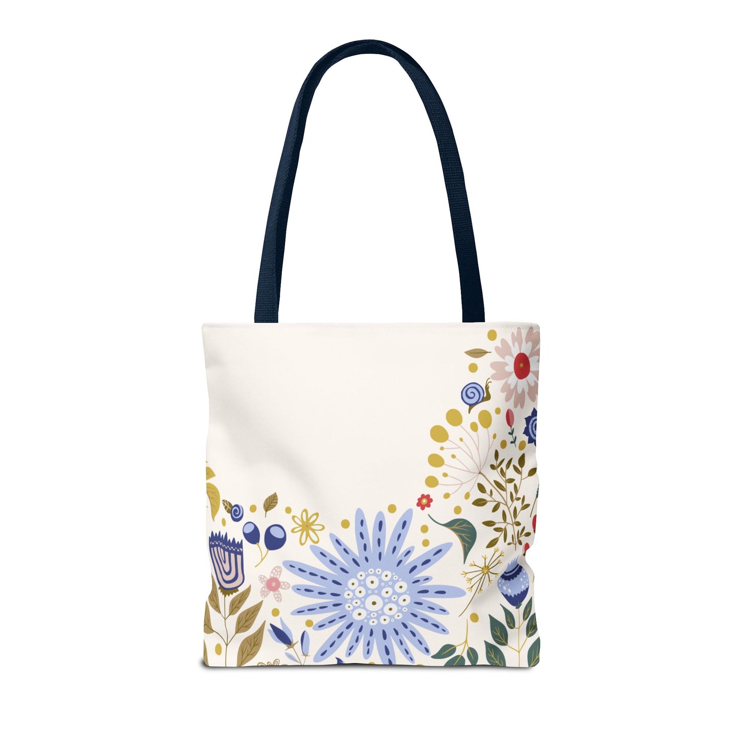 Best Mother Ever Floral Tote Bag - Front & Back Design