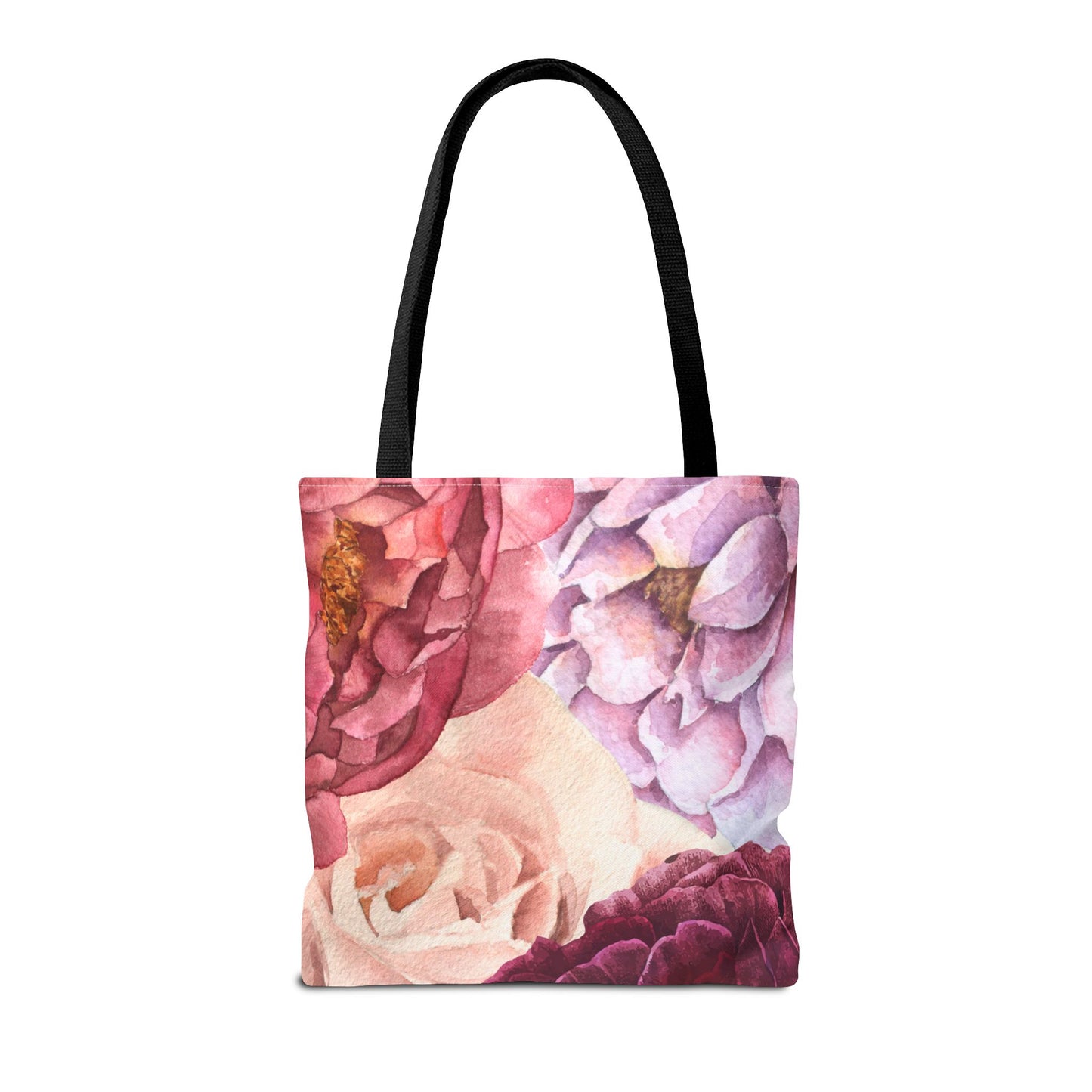 Bold Floral Mamá Tote Bag with Custom Name