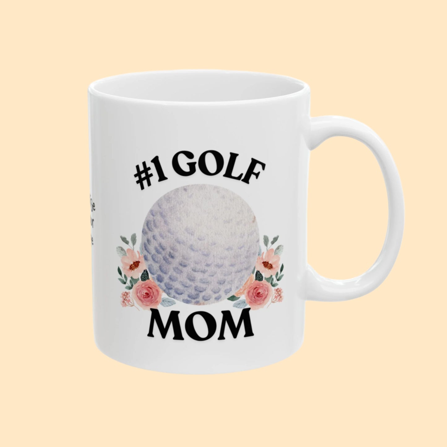 #1 Golf Mom Mug – Personalized Mug for Golf-Loving Moms