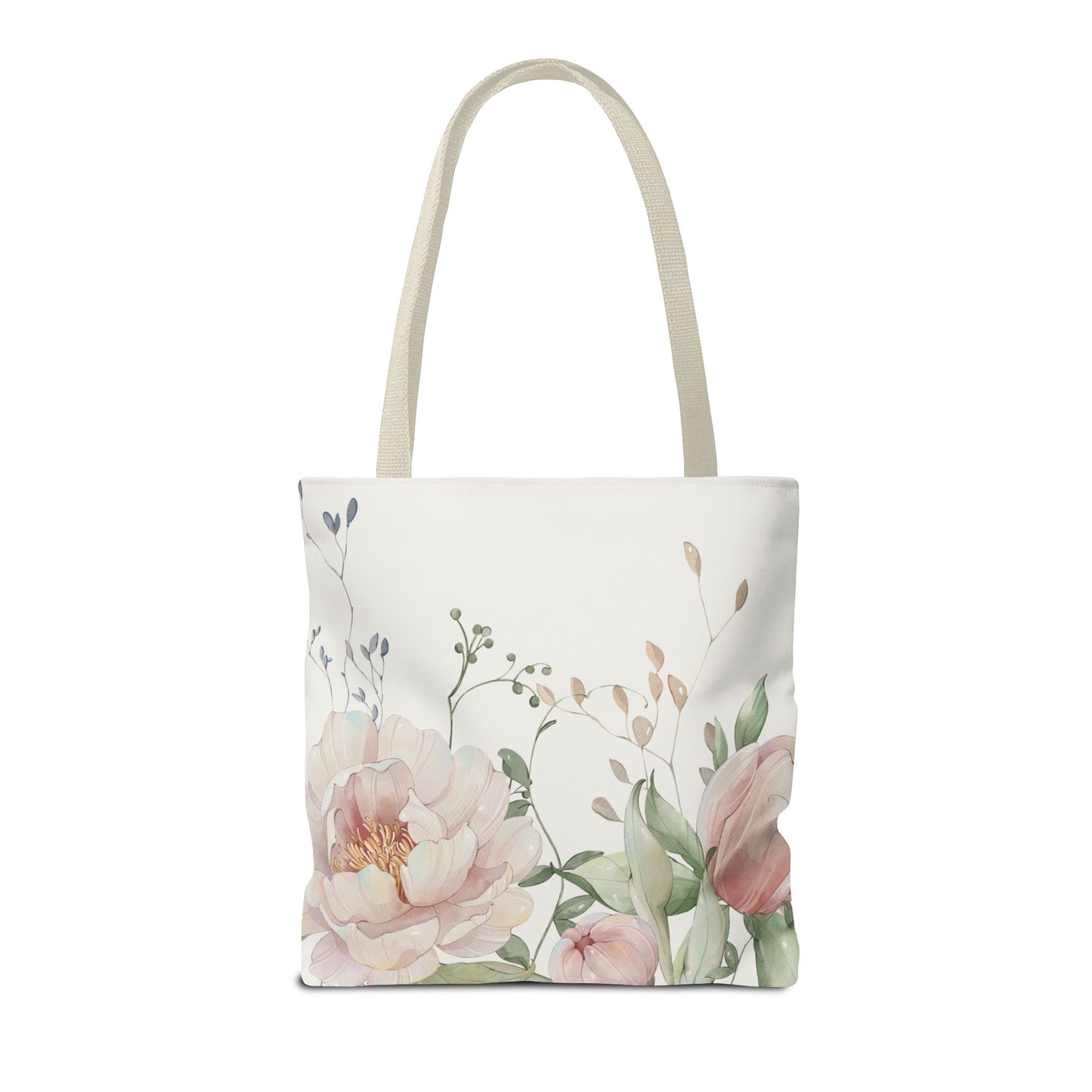Custom Floral Tote Bag for Mamá