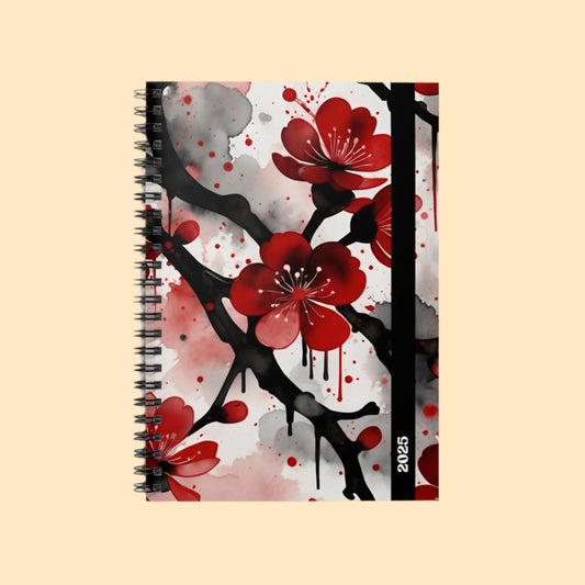 Bold Brushstrokes Cherry Journal - 2025