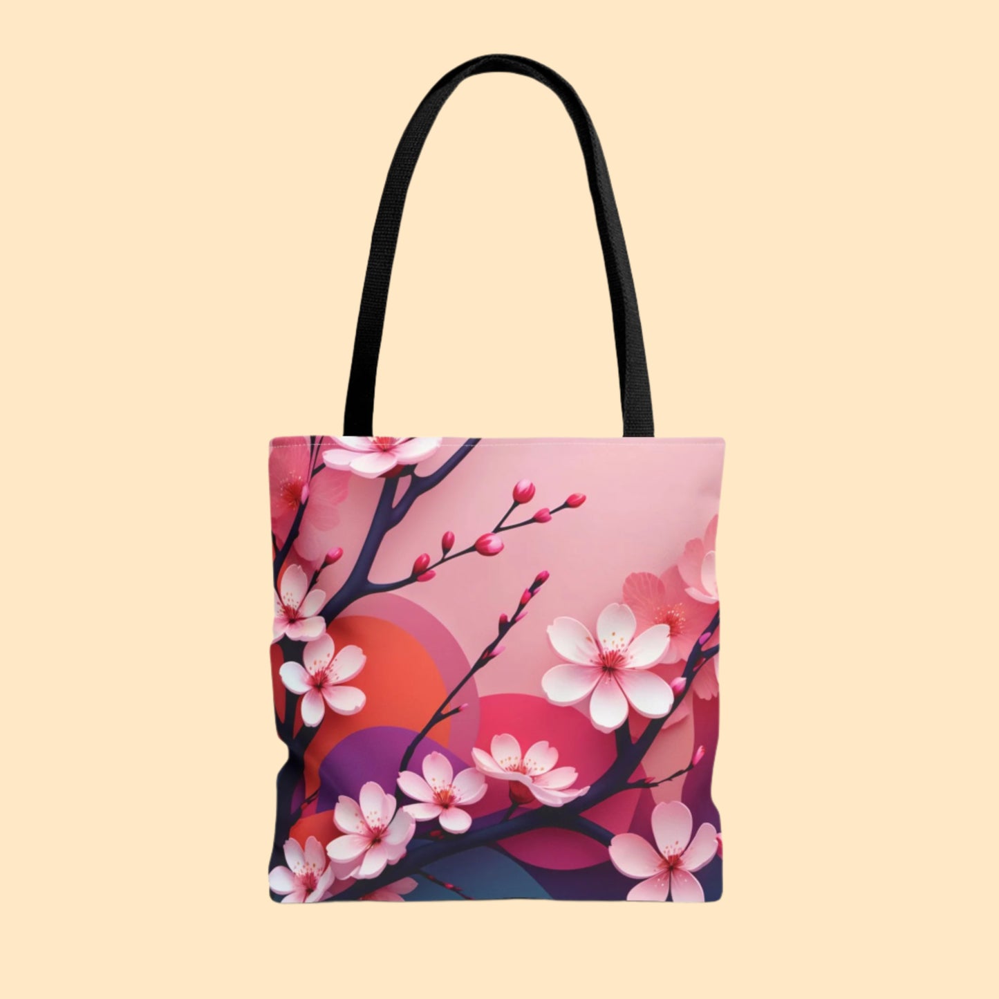 Abstract Cherry Blossom Tote