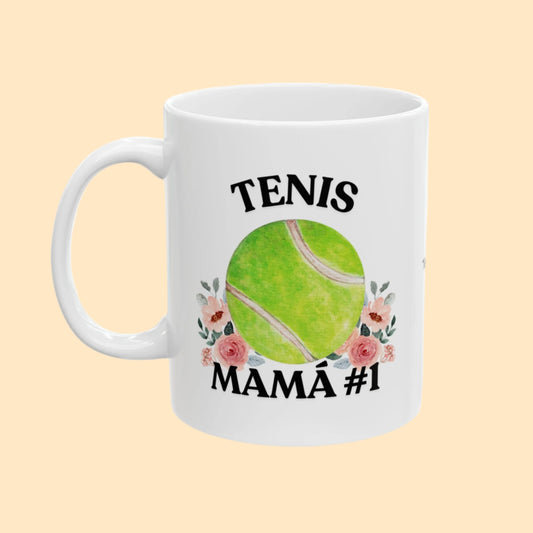 Mamá #1 Tenis Mug - Personalized Ceramic Mug