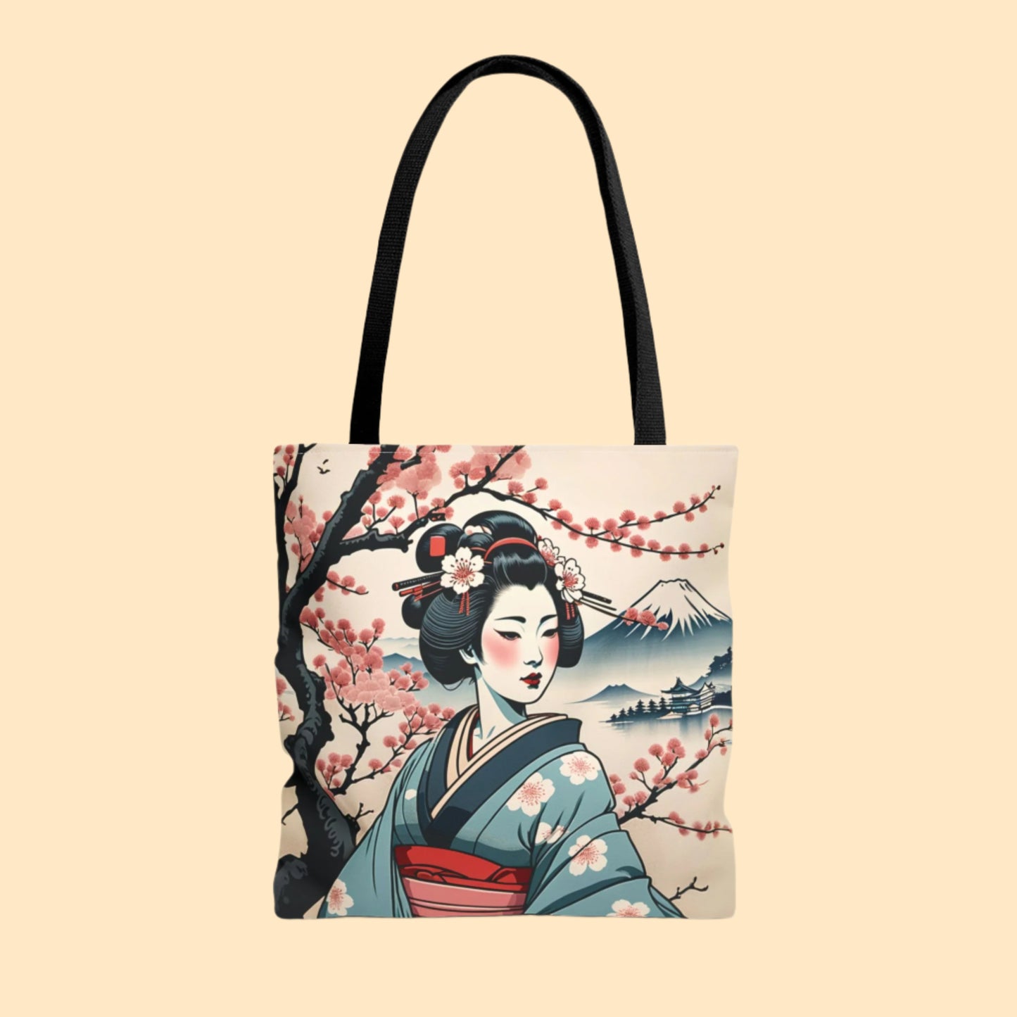 Ukiyo-e Geisha Tote