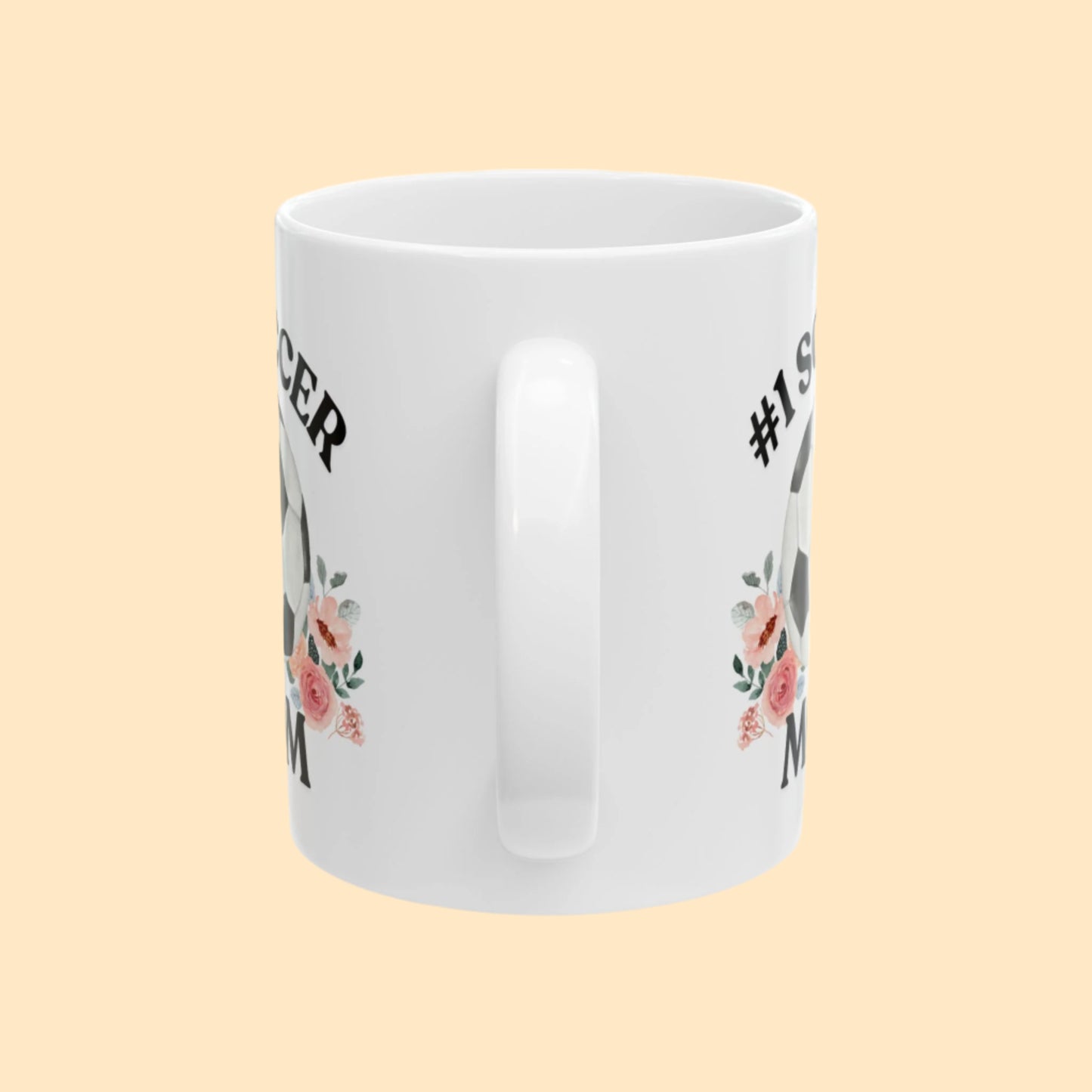 #1 Soccer Mom Mug – Personalized Message