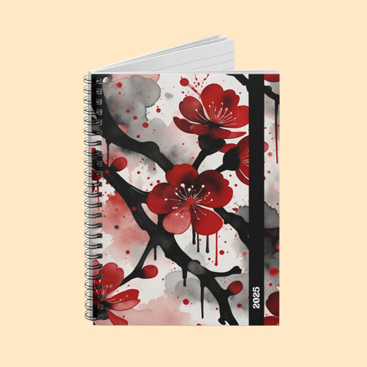 Bold Brushstrokes Cherry Journal - 2025