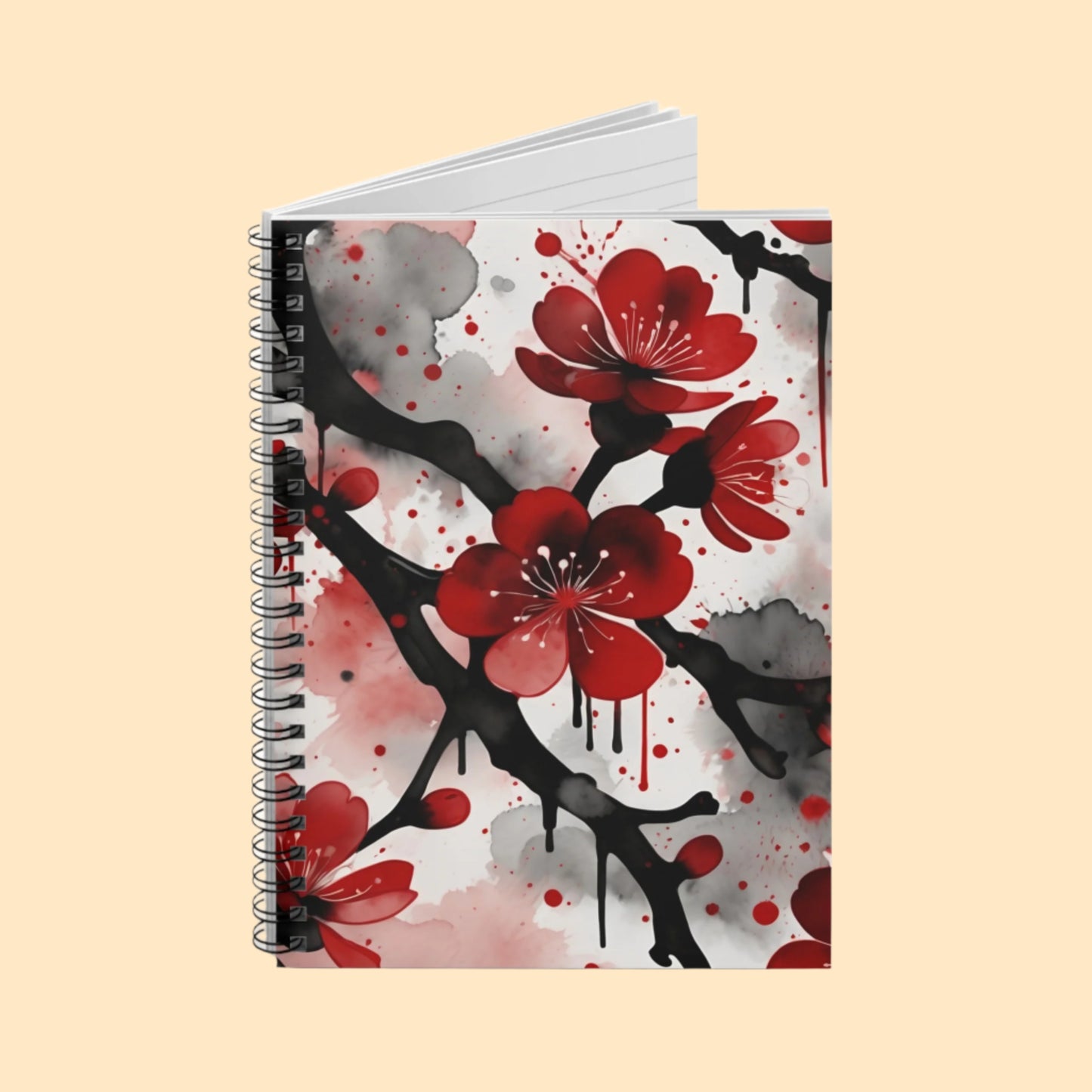 Bold Brushstrokes Cherry Journal