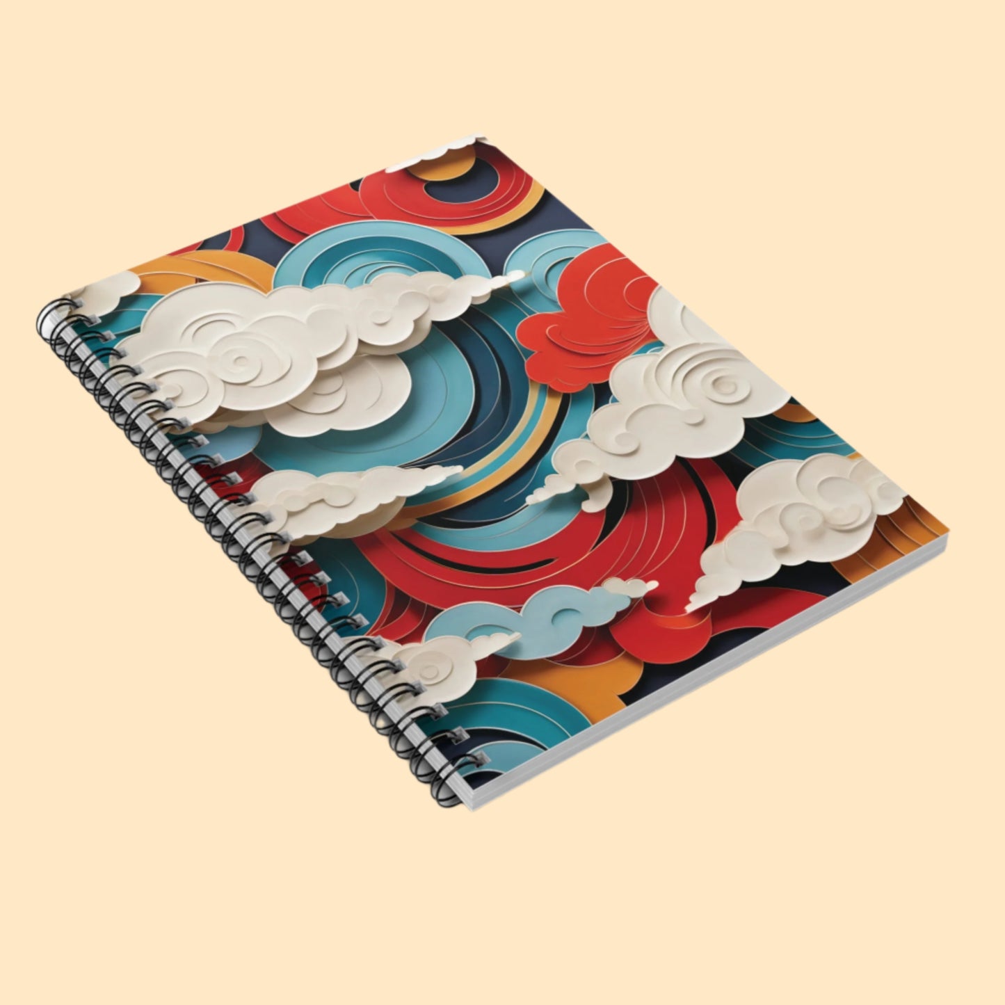 Modern Art Clouds Journal