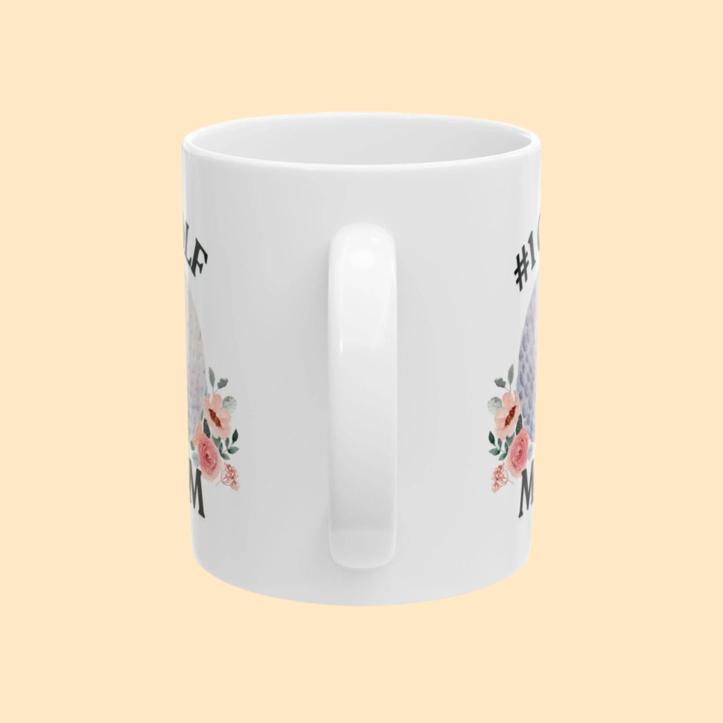 #1 Golf Mom Mug – Personalized Mug for Golf-Loving Moms
