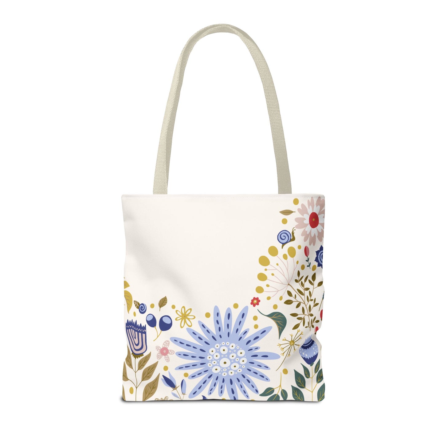 Best Mother Ever Floral Tote Bag - Front & Back Design
