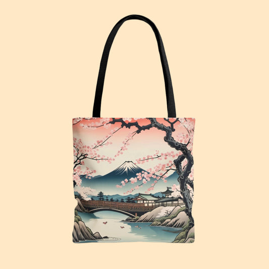 Ukiyo-e Mount Fuji Tote