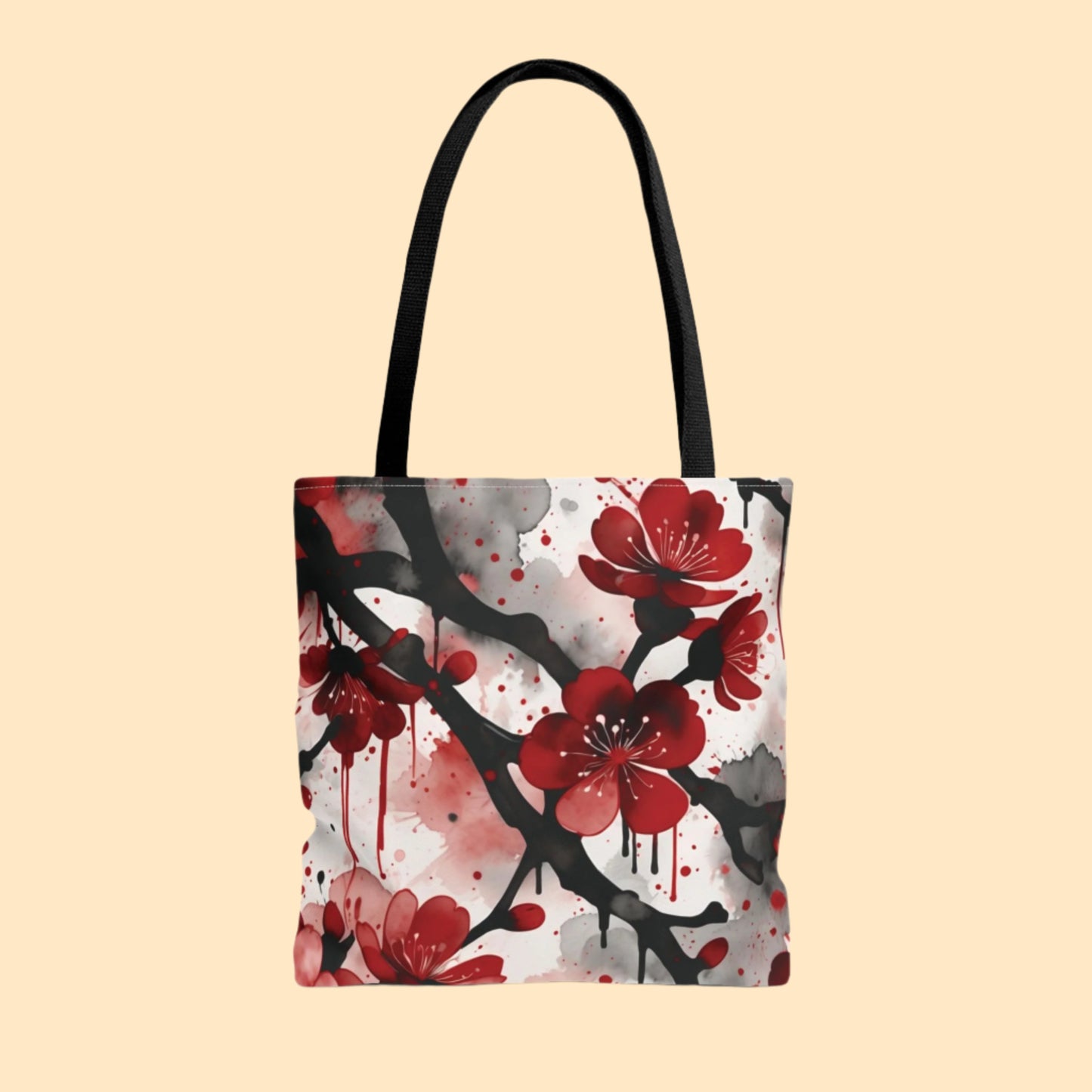Bold Brushstrokes Cherry Tote
