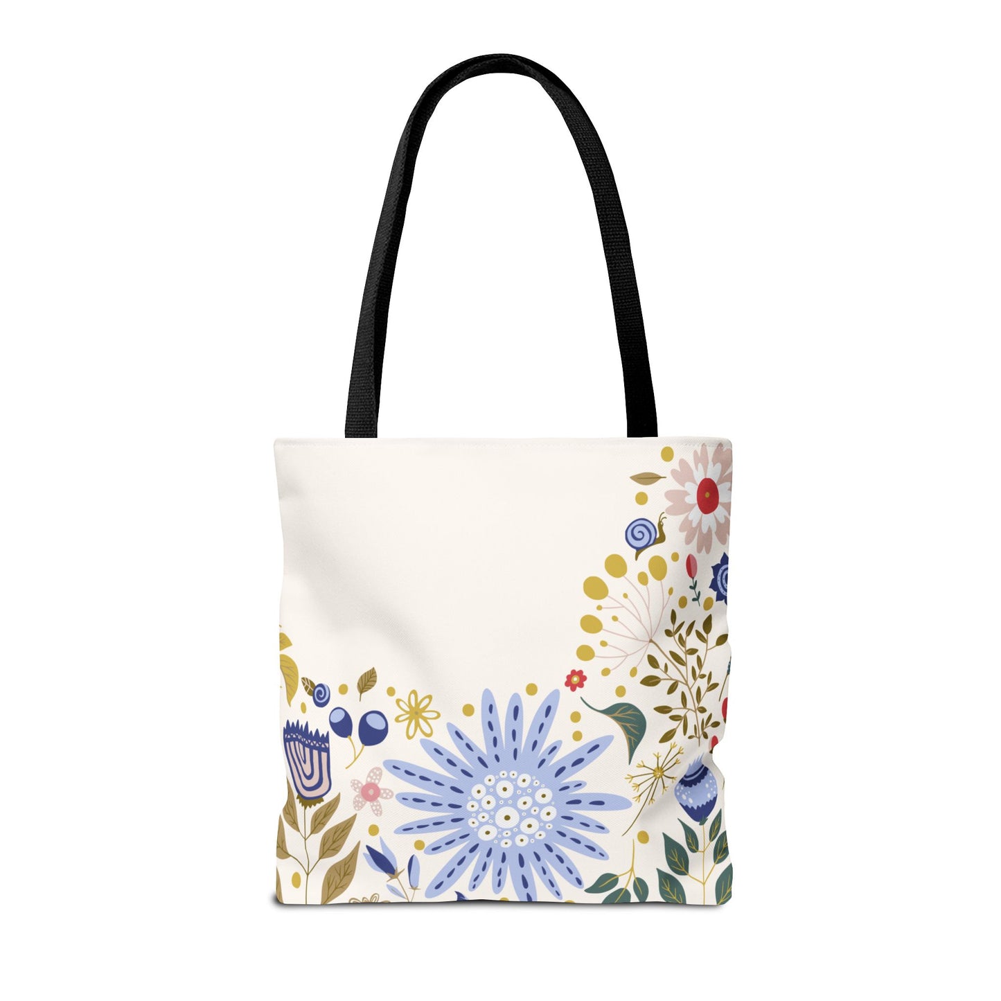 Best Mother Ever Floral Tote Bag - Front & Back Design