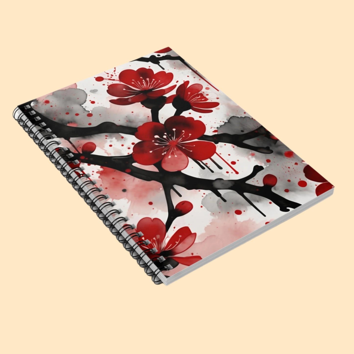 Bold Brushstrokes Cherry Journal