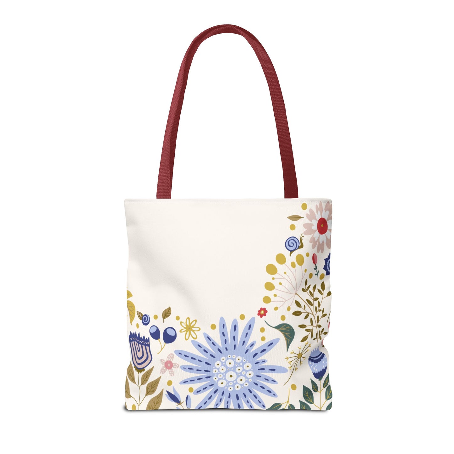Best Mother Ever Floral Tote Bag - Front & Back Design