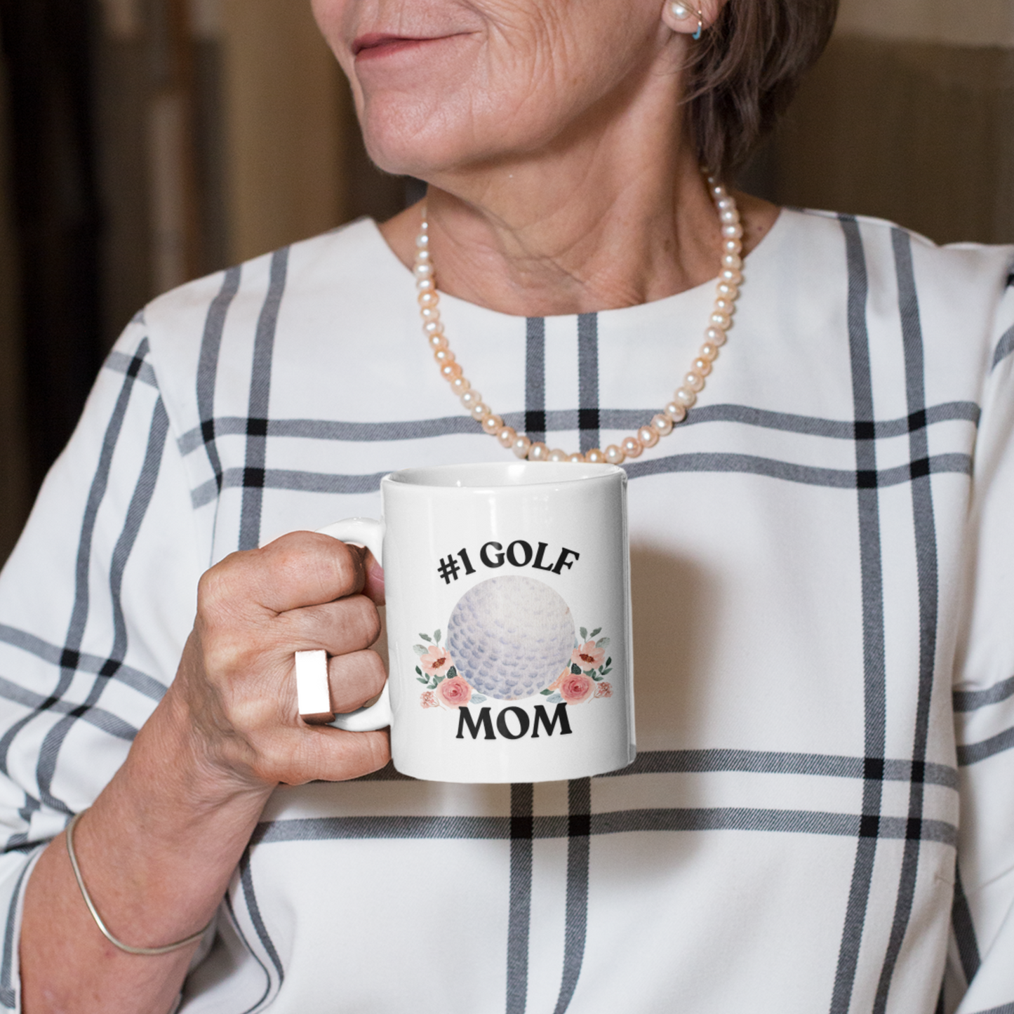 #1 Golf Mom Mug – Personalized Mug for Golf-Loving Moms