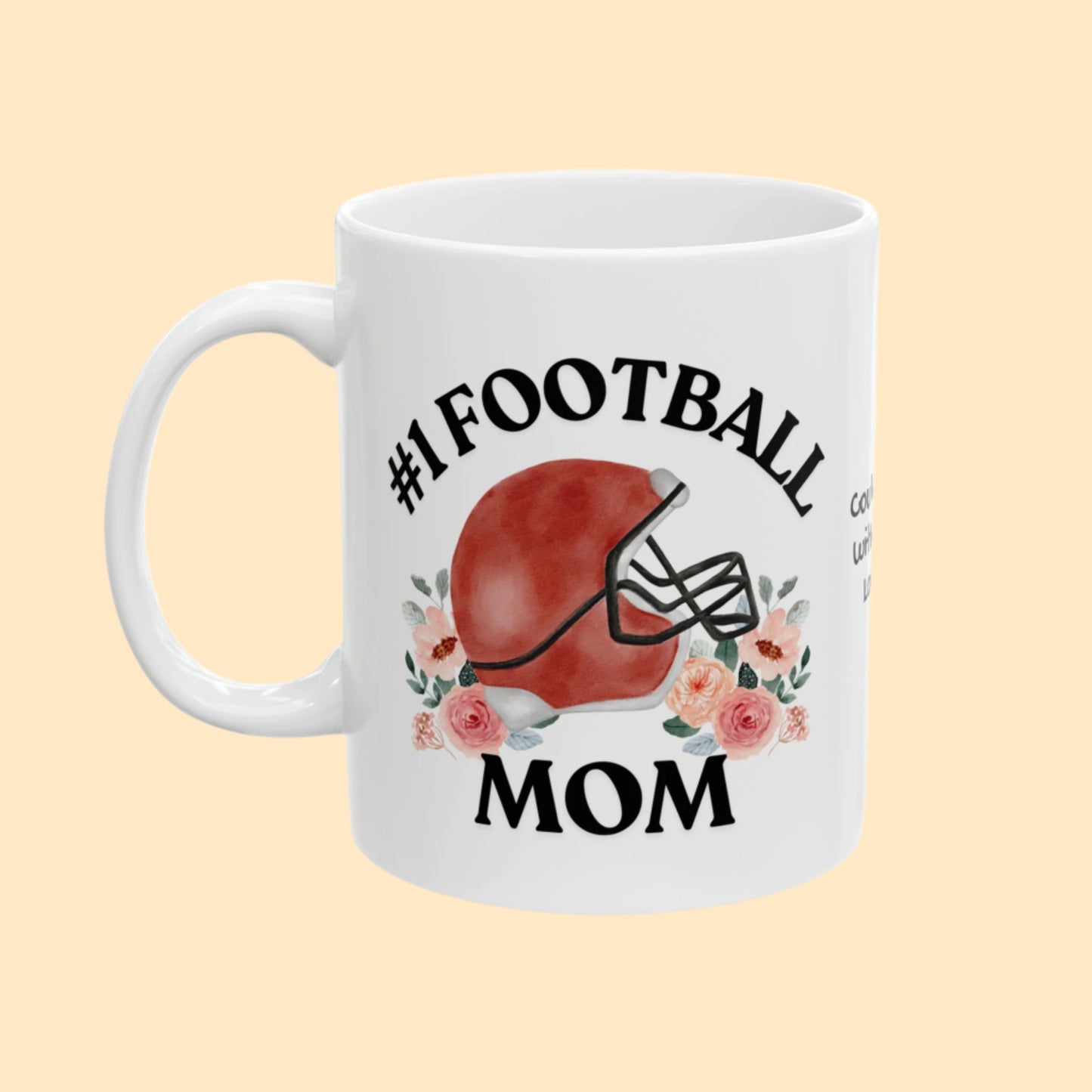 #1 Football Mom Mug – Personalized Mug