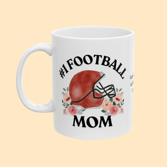 #1 Football Mom Mug – Personalized Mug