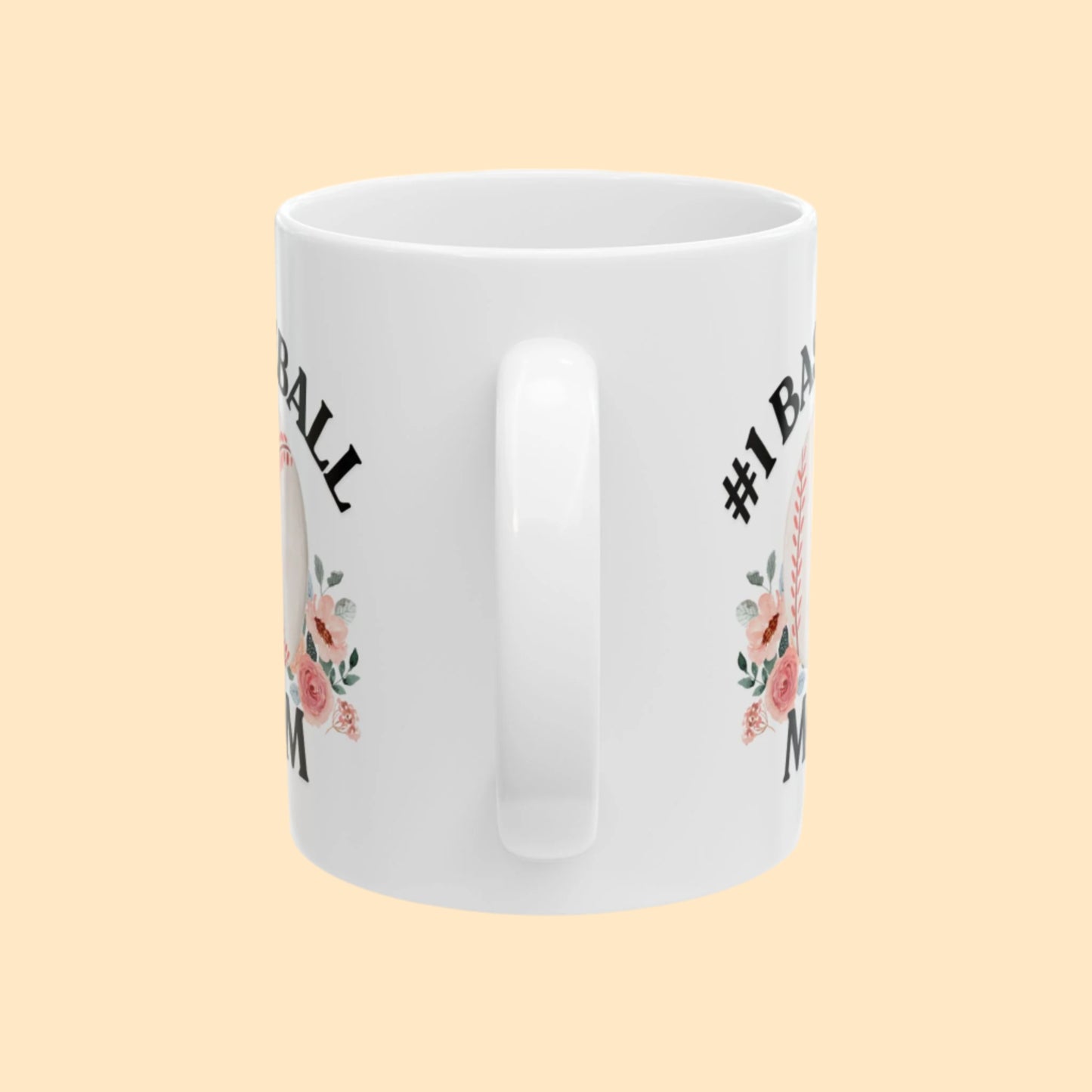 #1 Baseball Mom Mug – Personalized Sports Mug