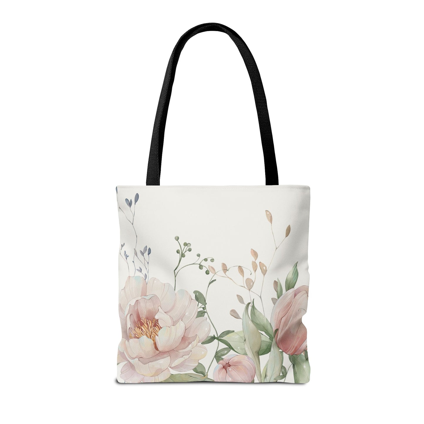 Custom Floral Tote Bag for Mamá