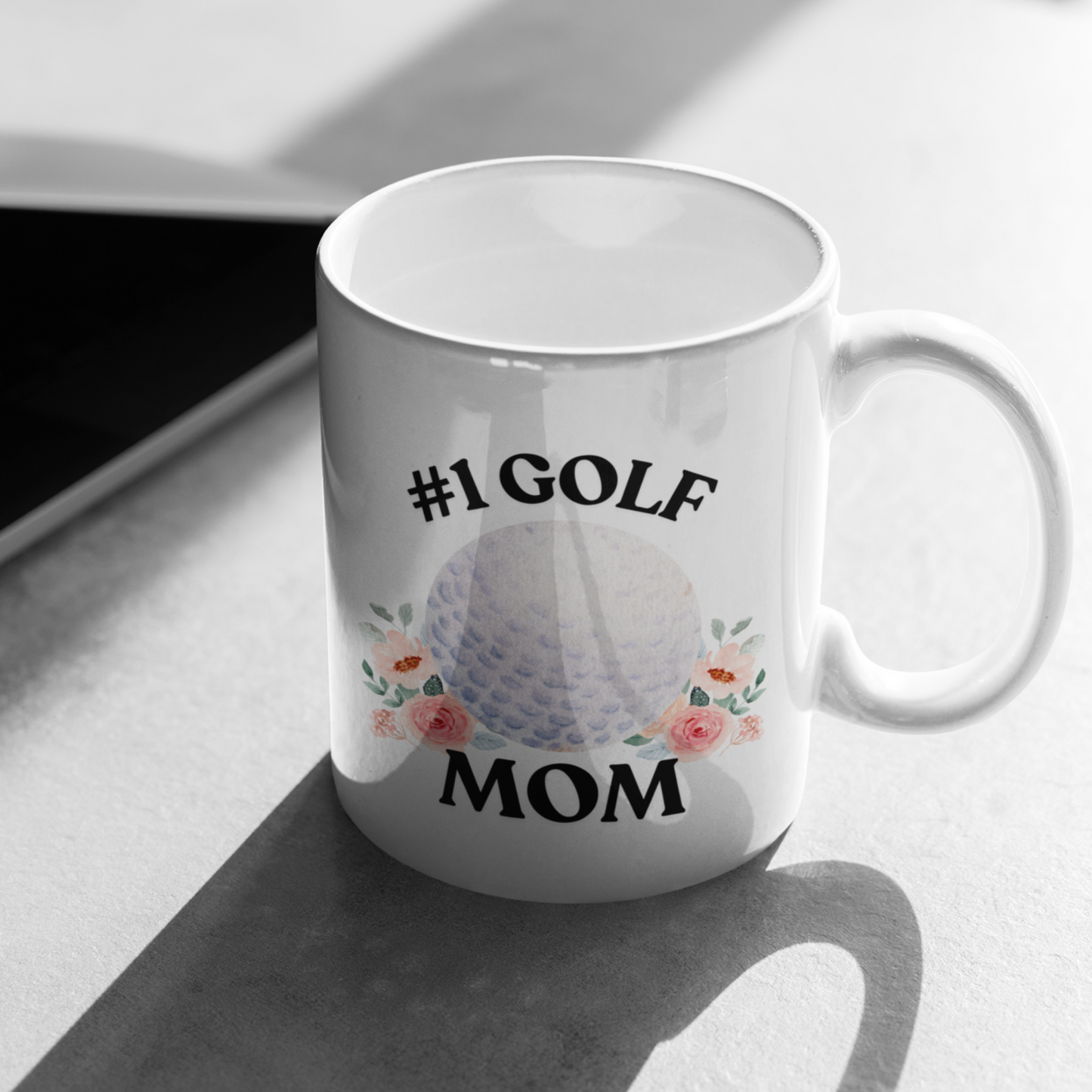 #1 Golf Mom Mug – Personalized Mug for Golf-Loving Moms