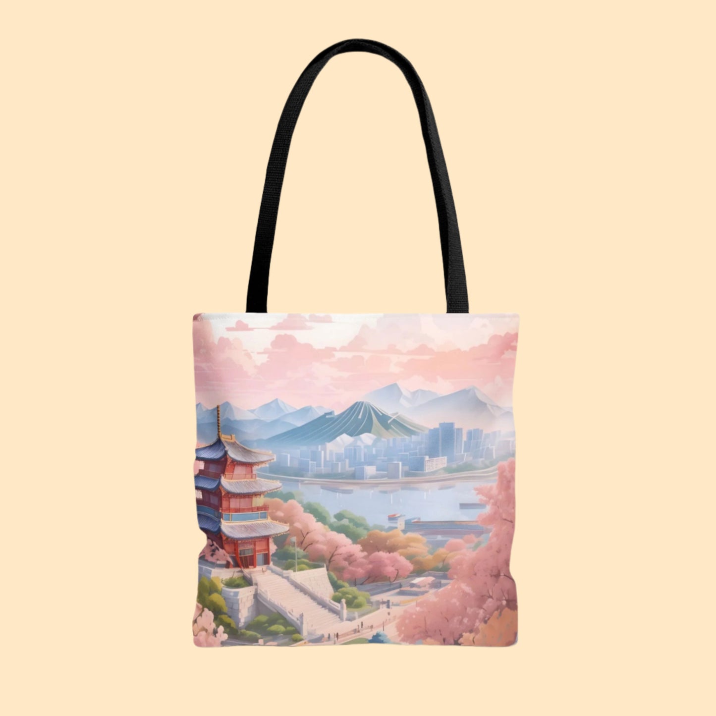 Kyoto Sakura Landscape Tote