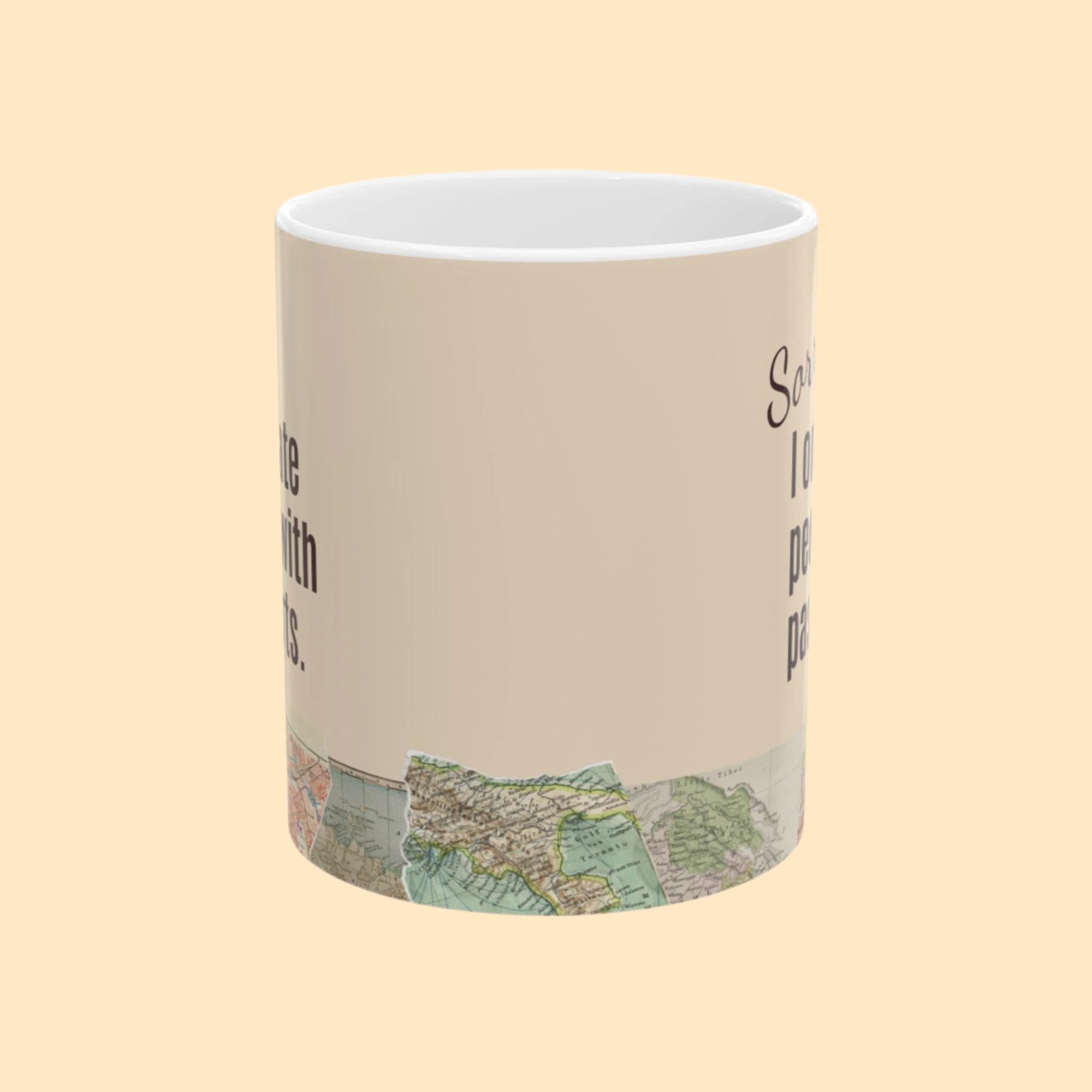 “I Only Date People with Passports” Mug
