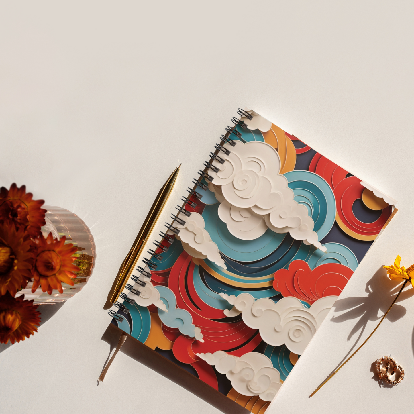 Modern Art Clouds Journal