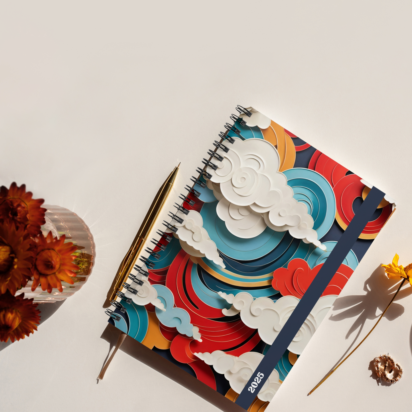 Modern Art Clouds 2025 Journal
