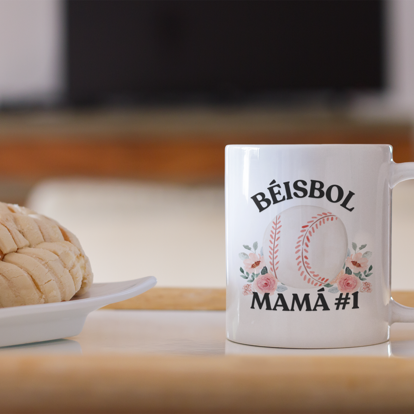 Mamá #1 Béisbol Mug - Personalized Message