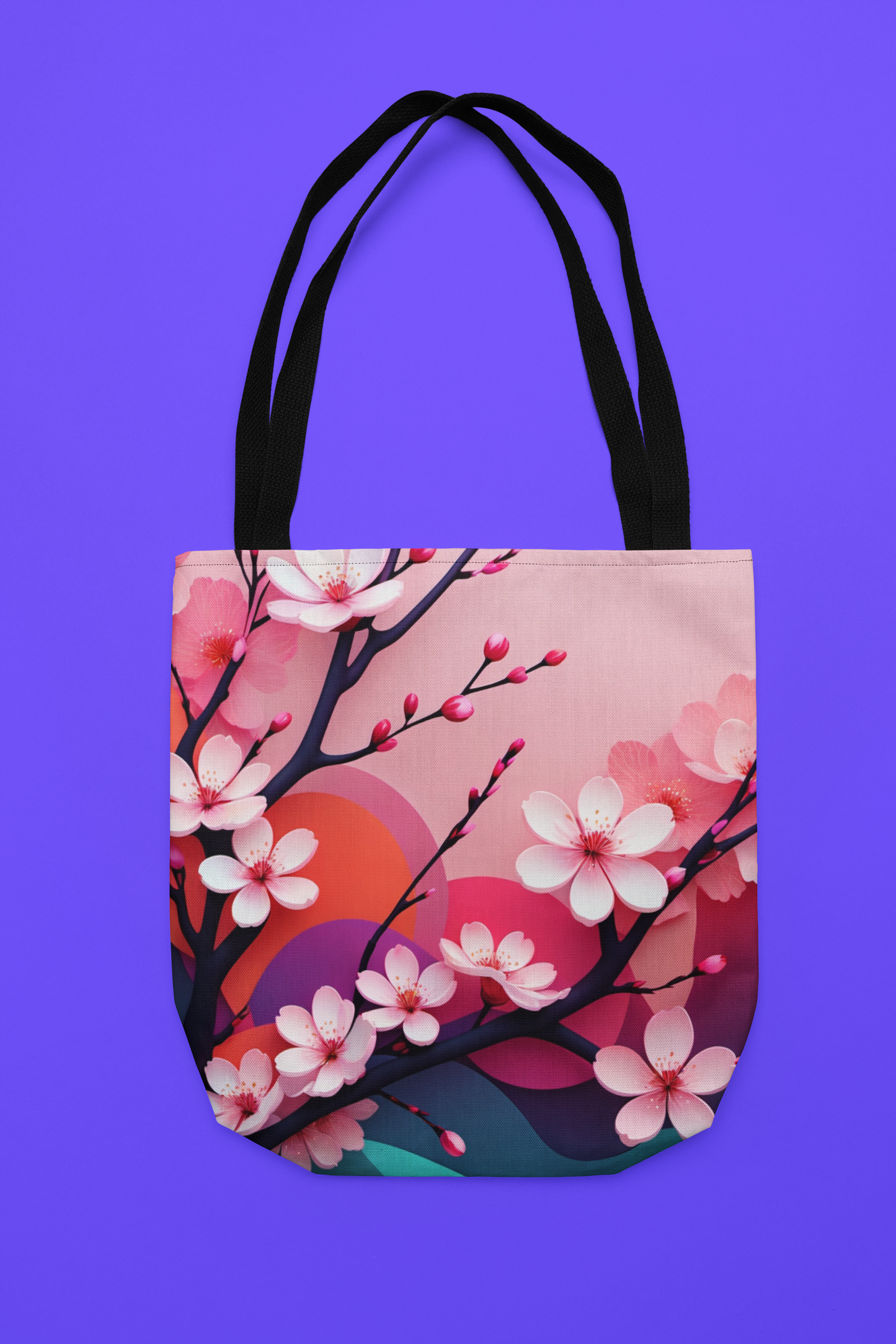 Abstract Cherry Blossom Tote