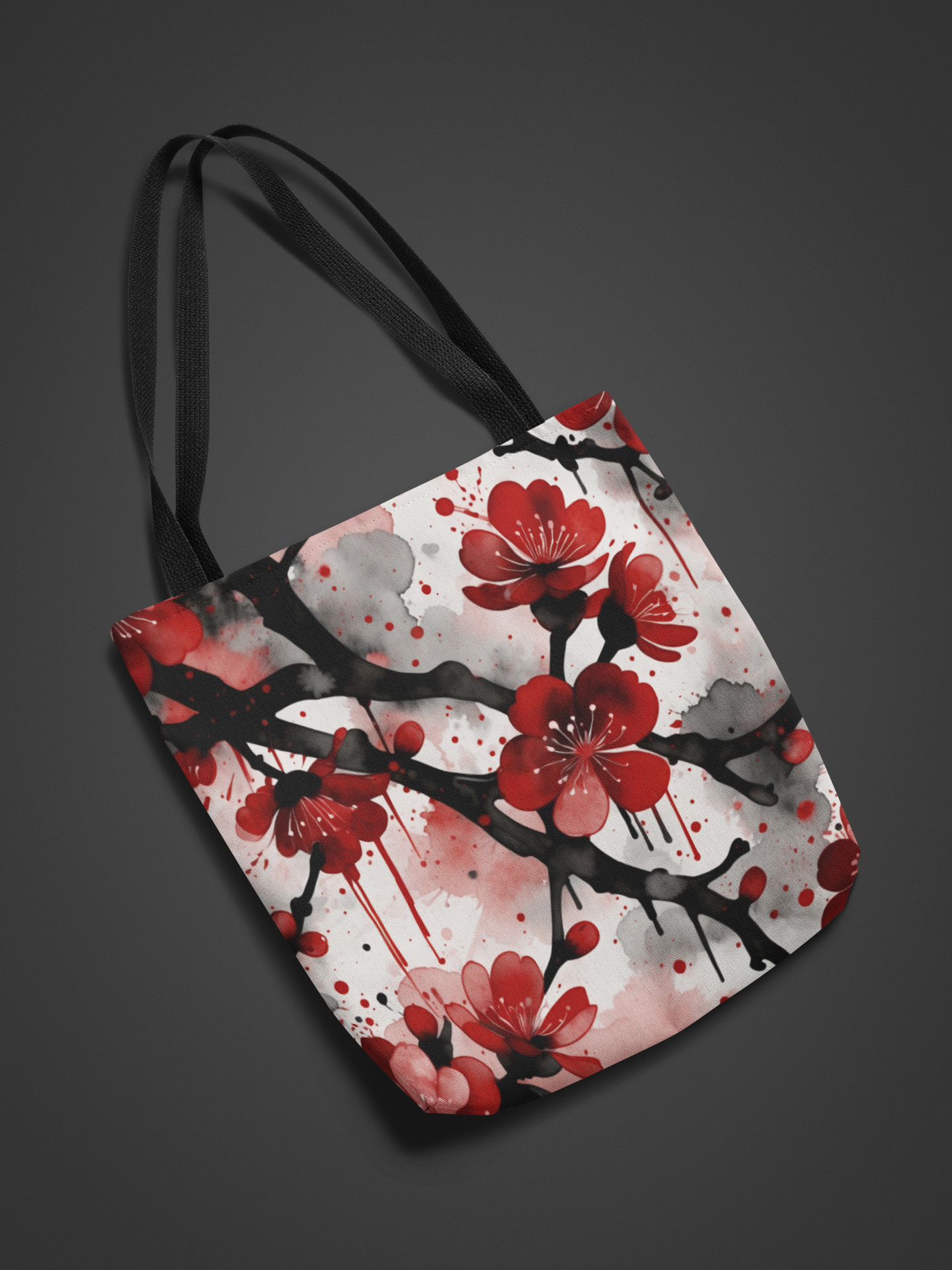 Bold Brushstrokes Cherry Tote