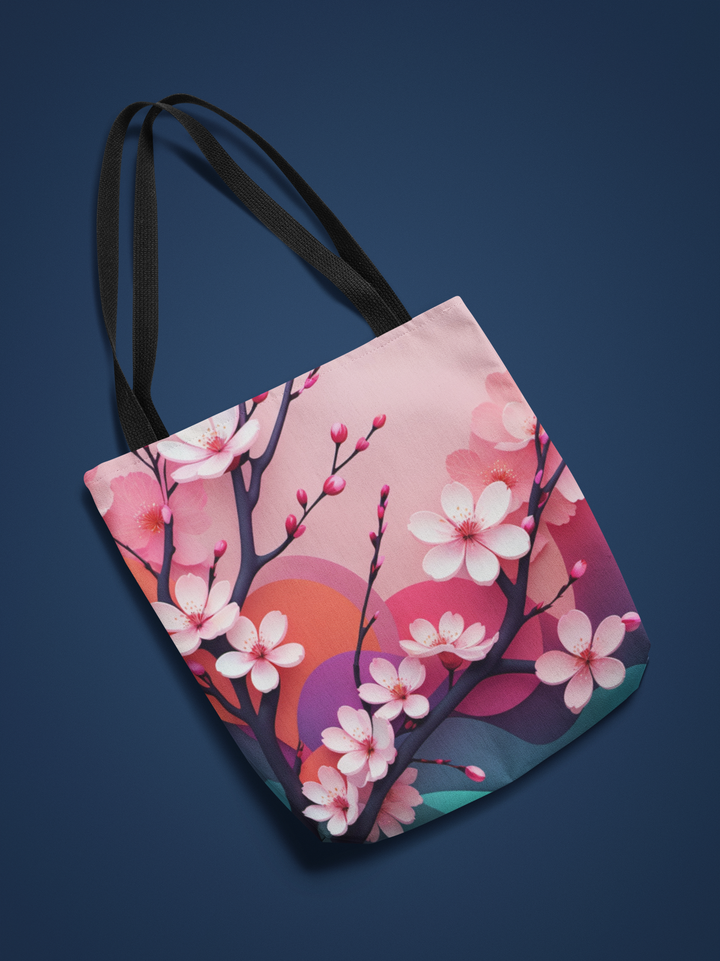Abstract Cherry Blossom Tote