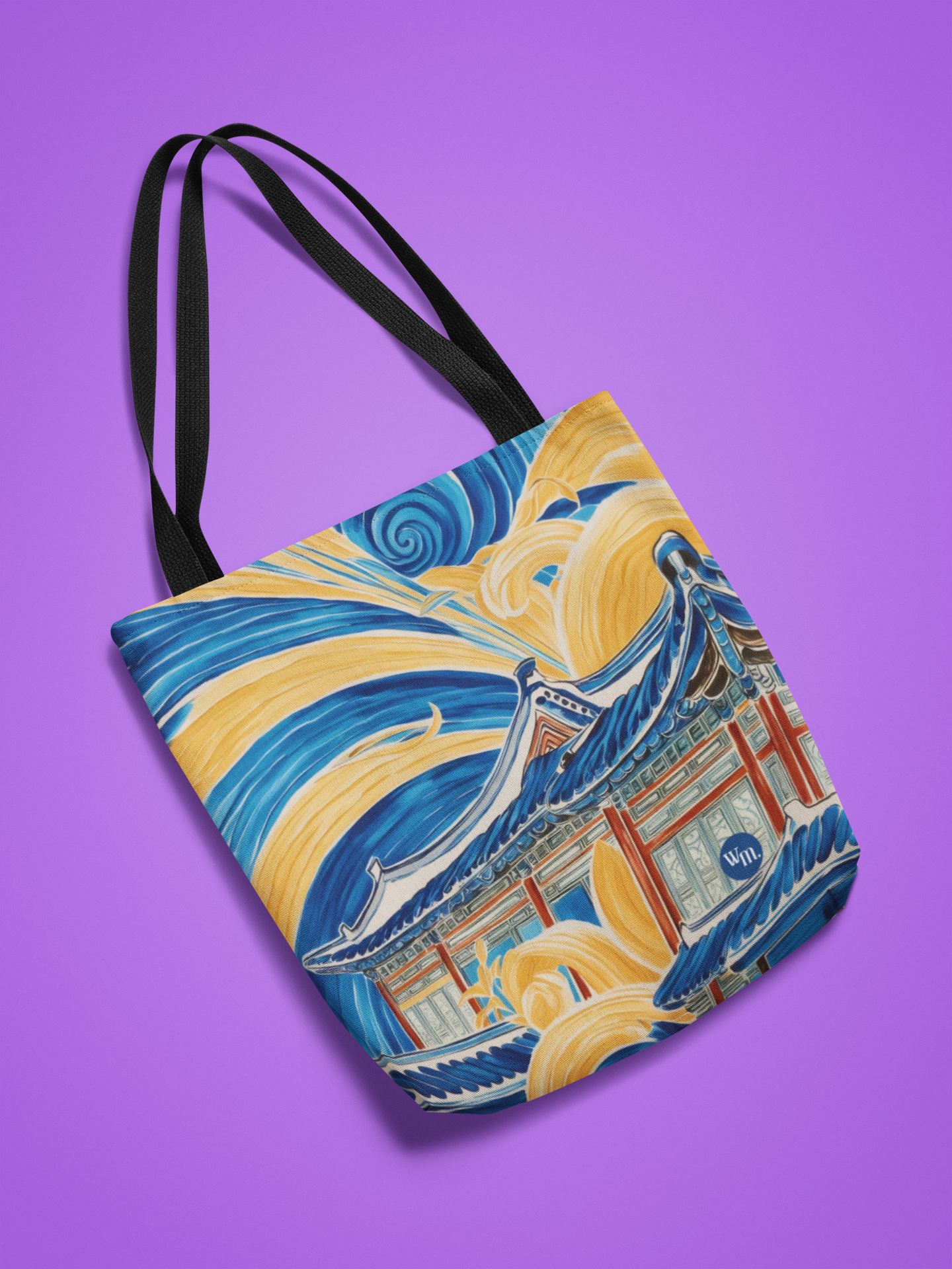 Seoul in Brushstrokes Tote