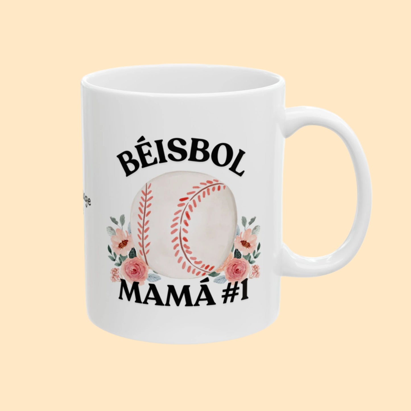 Mamá #1 Béisbol Mug - Personalized Message